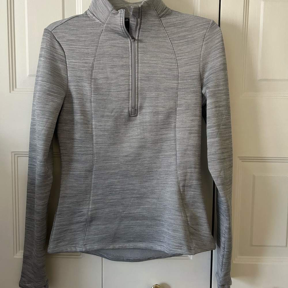 Spyder Active Gray Quarter-Zip Pullover
